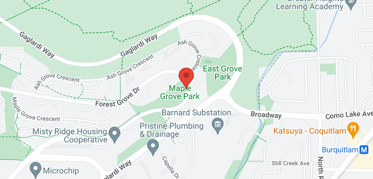 map of 6 9151 FOREST GROVE DRIVE